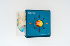 Sony MZ-E500 Blue Orange MiniDisc Walkman Portable Player 26522 DEMO / PLAYS