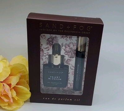 SAND+FOG Velvet Blossom Eau de Parfum Oil 1 fl oz Rollerball Orange Rose