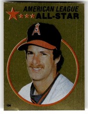 1982 Topps Sticker Rick Burleson #134 Angels