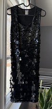 Black Sequin Dress Small