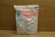 Vintage Spencer's 2 Infant Gowns Size 1 Up to 12 Months Pink USA Made NOS