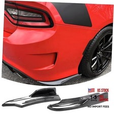 Rear Bumper Spoiler Lip Diffuser Splitter Protector Fit for Carbon Fiber Look