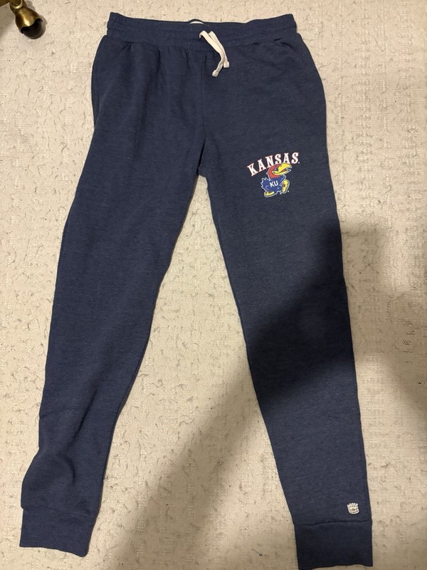 Homefield Apparel Kansas Jayhawks Sweatpants Men’s XL Blue 