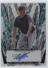 2023 Leaf Trinity 2024 Metal Preview Water Wave /2 Carlos Lagrange #LMP-CL1 Auto