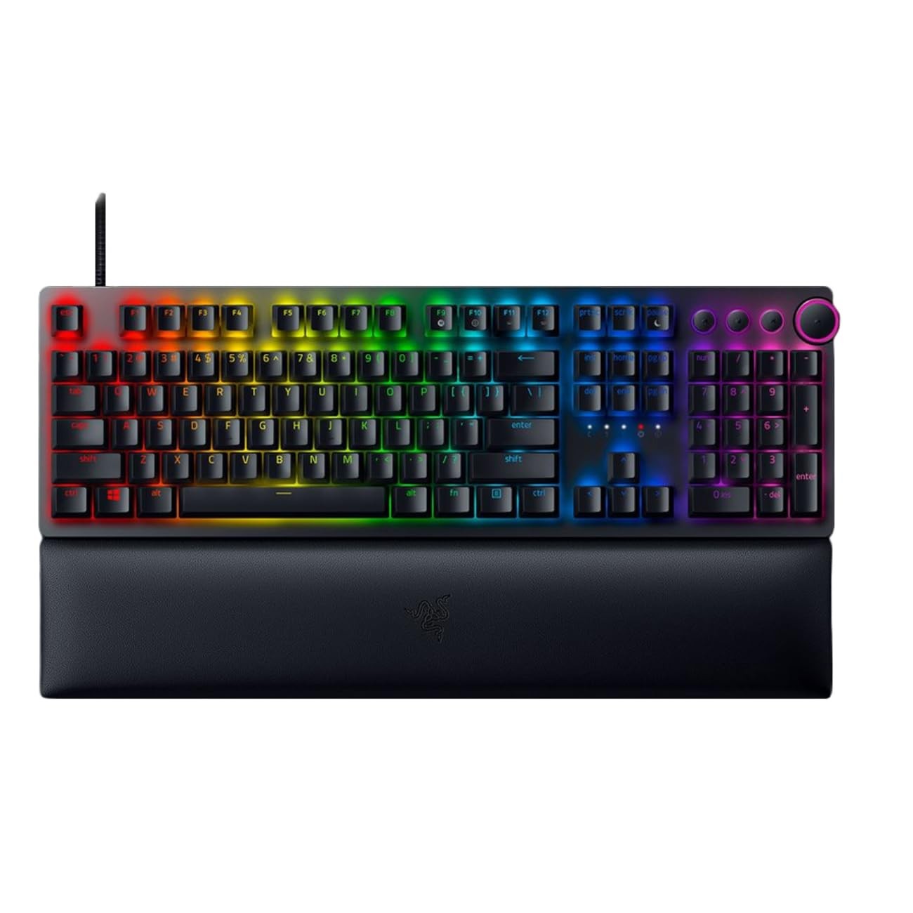 Clavier de jeu optique Huntsman V2 pour éliminer la latence PC gamer
