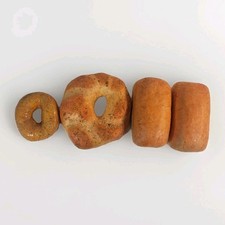 Fake Food Prop Bread 2 Loafs 2 Bagels Food Display