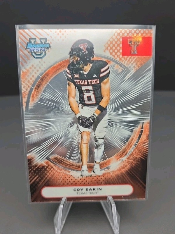 2025 Bowman's Best University - Coy Eakin #48 Texas Tech 