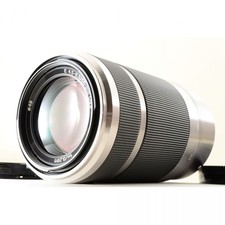 Sony E 55-210mm f/4.5-6.3 OSS Silver E-Mount Lens SEL55210 Near Mint 5  5717
