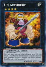 Tin Archduke [HA07-EN060] Secret Rare Moderately Played 1st Edition - Yugioh sin
