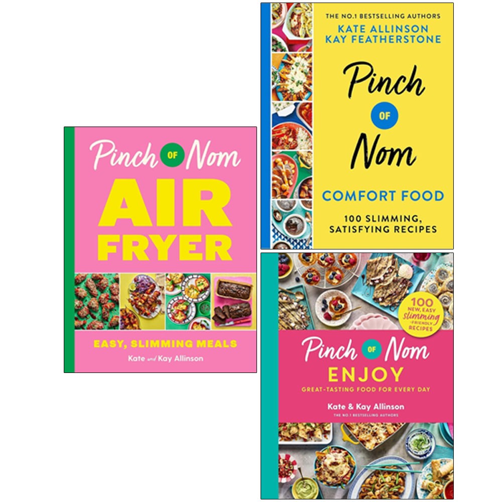 Pinch of Nom Collection 3 Books Set by Kate Allinson, Kay Allinson Air Fryer