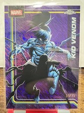2026 Topps Chrome Marvel Kid Venom /75 Purple Shimmer Refractor #128