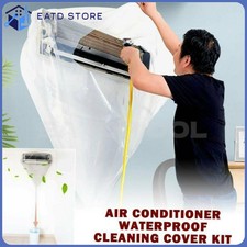 Home Air Conditioner Cleaning Dust Washing Clean Cover Waterproof Protector Bag