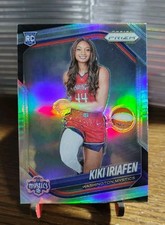 2025 Panini WNBA Prizm Kiki Iriafen RC Variation Silver Rookie #149 Mystics