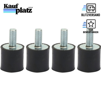 Gummilager M5 4 Stück Anti Vibration Silentblock für Auto Boot Wasserpumpen
