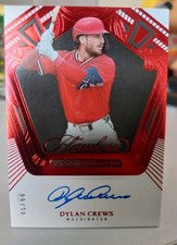 2025 Flawless Rookie Shadow Signatures Auto DYLAN CREWS Nationals 9/20 RC