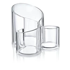 Three-section organizer 14.5x14.5x12 cm, transparent BoxUp