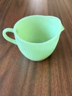 Anchor Hocking Fire King Jadeite Jane Ray Creamer Ribbed, 1946-1965 vintage