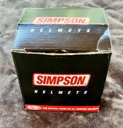 Dale Earnhardt Goodwrench Mini NASCAR Racing Helmet 3" Simpson 1:4 Black - Picture 7 of 10