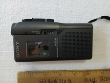Vintage Sony VOR Microcassette-Corder Model M-529V for Parts/Repair Powers On