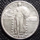 1927-P Standing Liberty Quarter - Beautiful AU/UNC