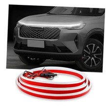 Car Hood Light Strip Flexible DRL Dynamic Scan Start up 71 Inches White