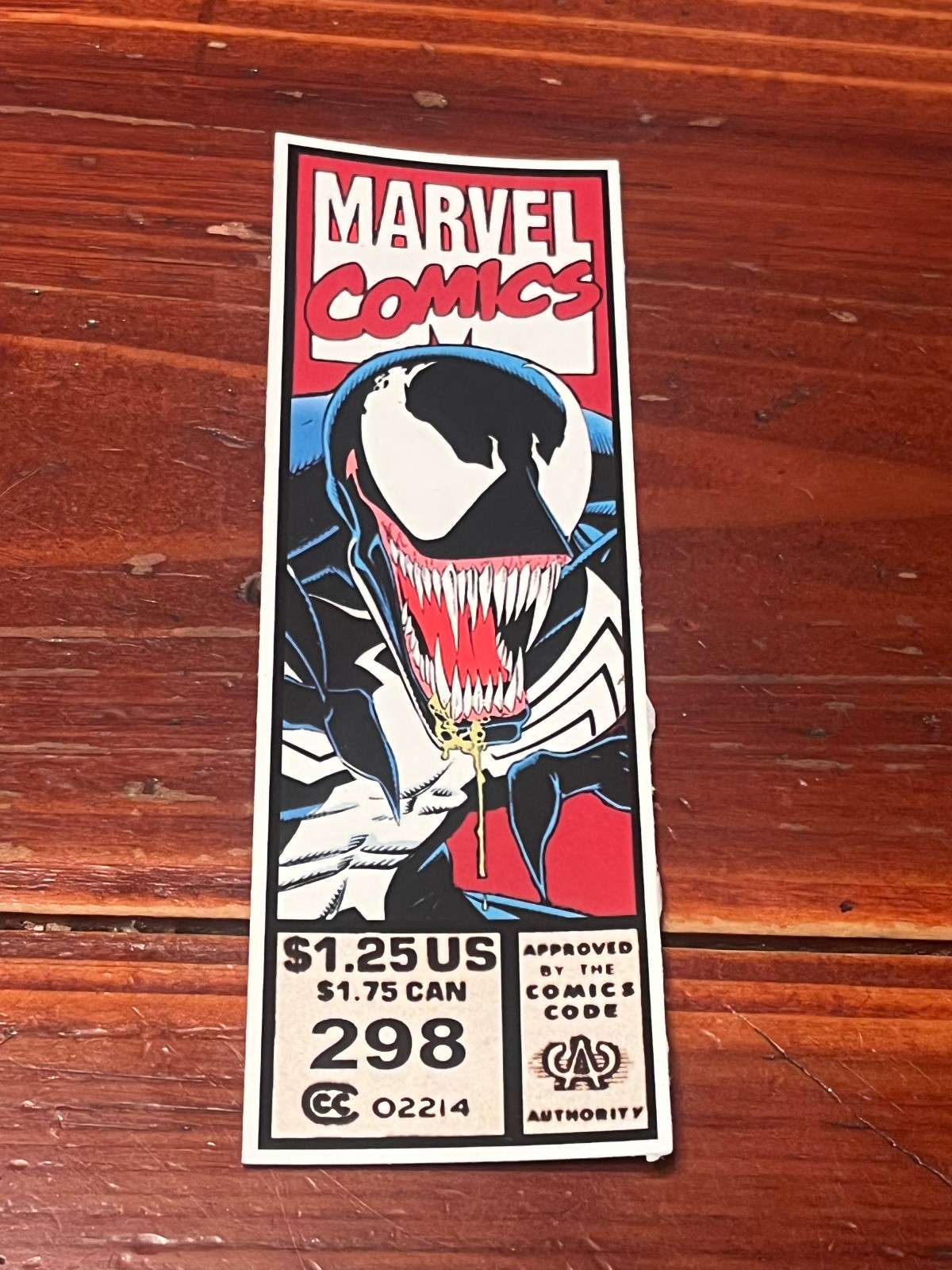 Venom 5” Marvel Corner Box Vinyl Sticker! Lethal Protector Spider-Man! Symbiote!