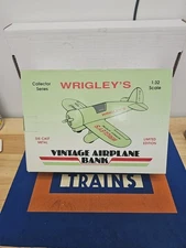 Wrigley's Vintage Airplane Bank Die Cast 1:32 Spec Cast 1992