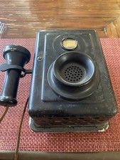 Western Electric Bell System Black Rotary Wall Phone