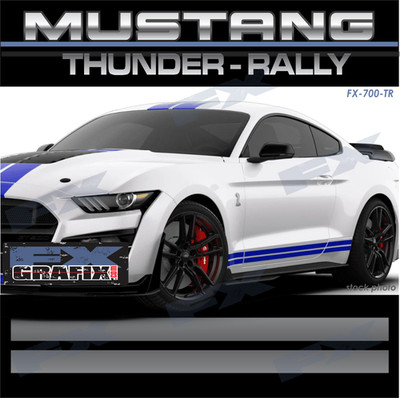 Factory Style Mustang GT500 Rocker Stripes 100% Dealer Quality Ford 2015 - 2023