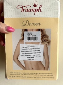 Triumph Doreen Bra NON WIRED Non Padded Comfortable Womens Lingerie 10166213 40H