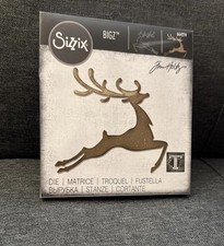 Sizzix BigZ Die Tim Holtz Alterations Reindeer 664219 Christmas Holiday