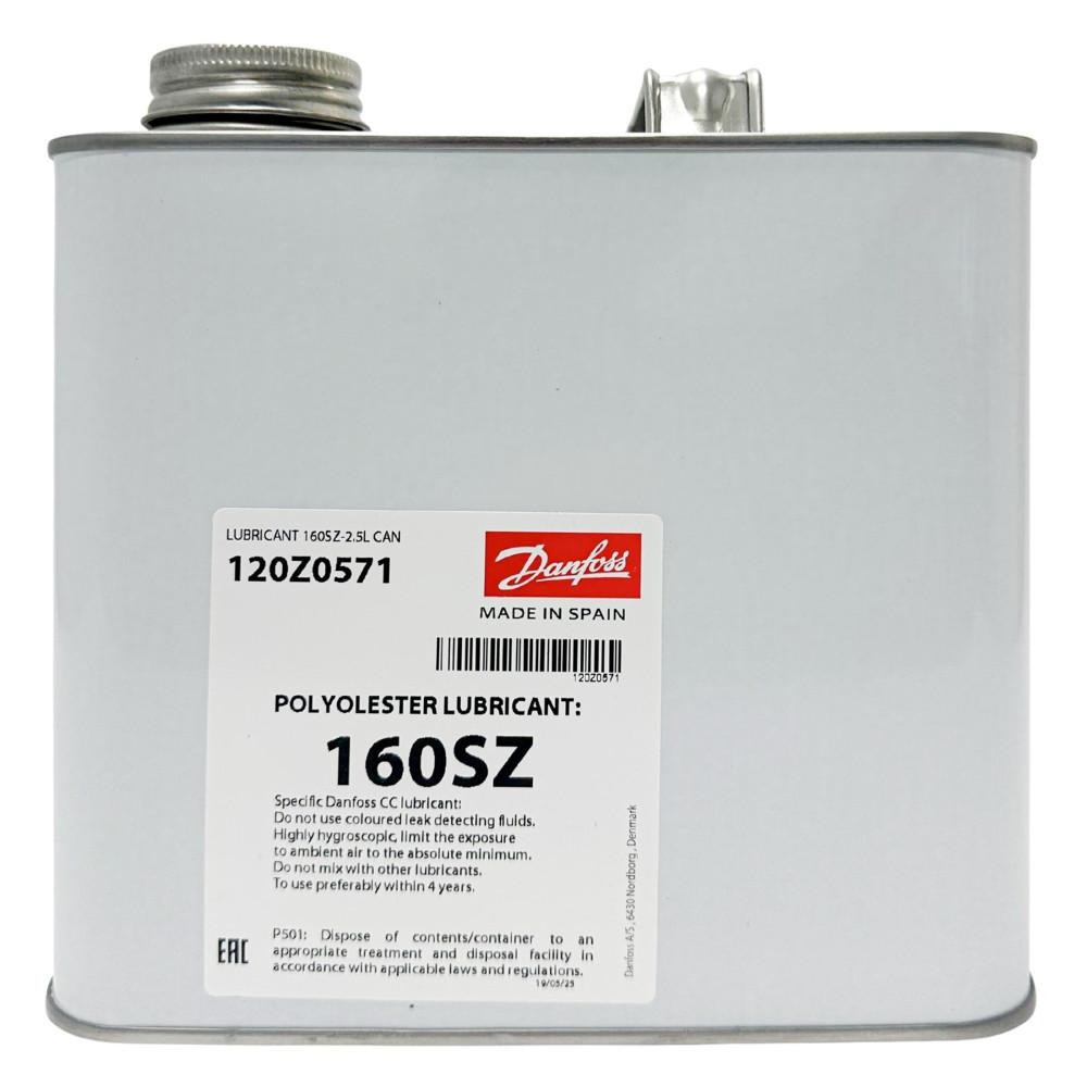 Danfoss 120Z0571 Polyol Ester Oil Lubricant POE 160SZ 2.5 Lt SZ, SH, HH