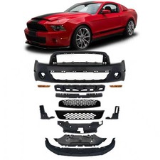 Fits 2010-2014 Ford Mustang Front Bumper Cover Gt500 Style Conversion W Grille Fits 2010-2014 Ford Mustang Front Bumper Cover Gt500 Style Conversion W Grille