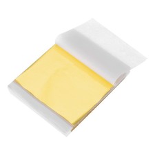 200 Pcs Gold Leaf Sheets 3.5" x 3.5" Foil Sheets for Crafts,Champagne Gold