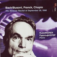 Bach / Busoni / Fran - Moscow Recital Of September 28 1998 - Cd - G3Z