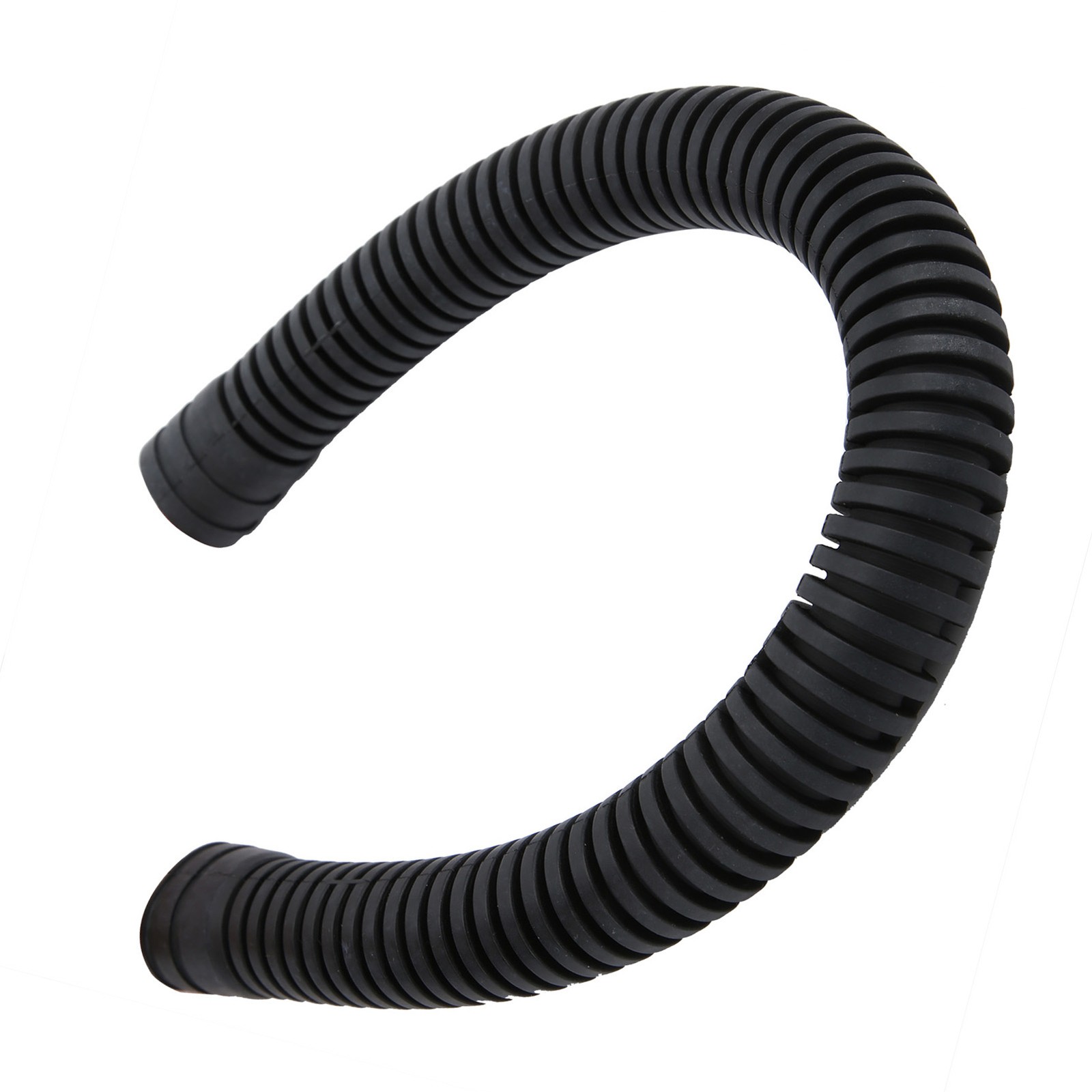 (Round Hose 19in)Diving Corrugated Inflator Hose Airway Flexible Rubber EC