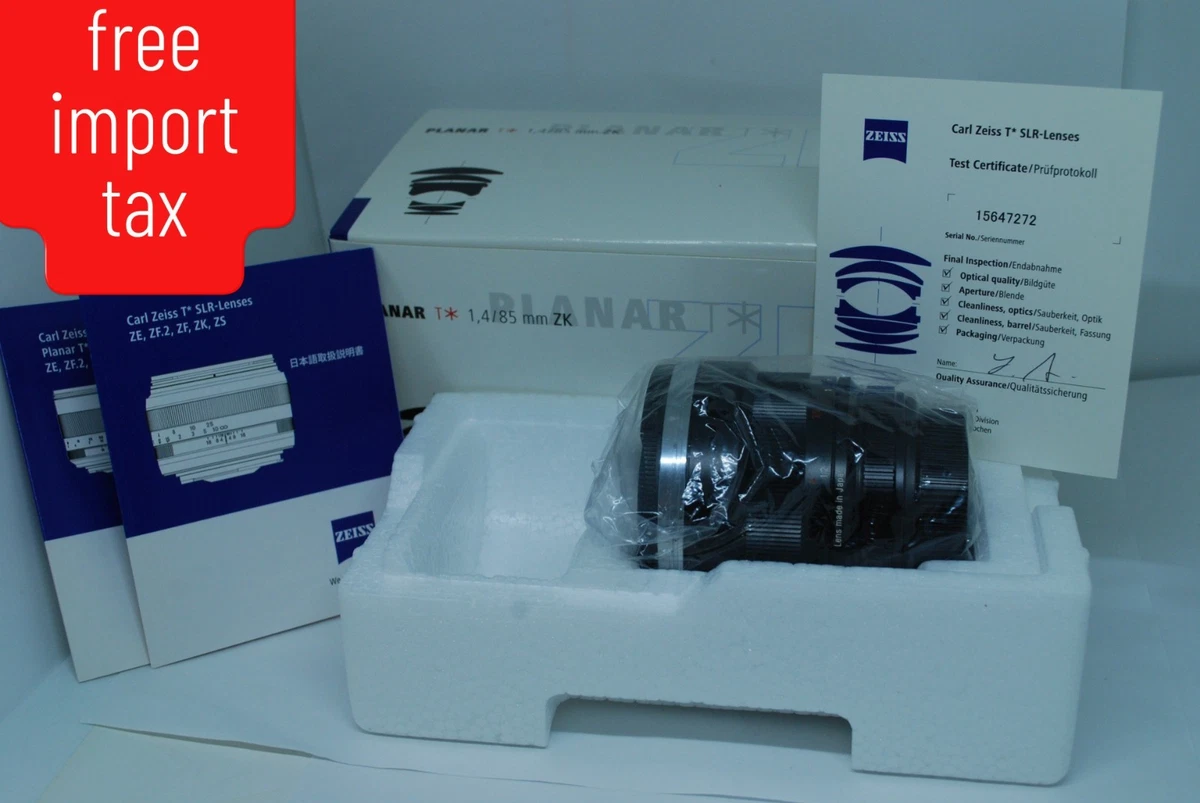 Carl Zeiss f/1.4 Camera Lenses 85mm Focal for sale | eBay