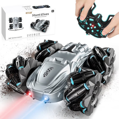 Remote Control Car,Double Sided 360° Rotating 4WD RC Cars, 2.4Ghz Electric Race 