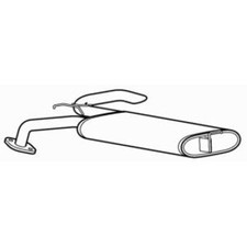 Rear Exhaust Silencer Tail Pipe for Hyundai Kona G3LC/G3LF 1.0 (2017-Present)