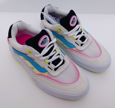 Vans Off The Wall Wayvee Neon White/Yellow/Pink New, US Men's 5.5, US Women's 7