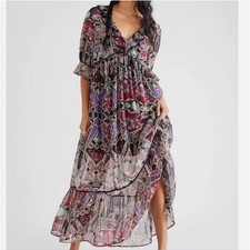 Free People Carmella Printed Dress