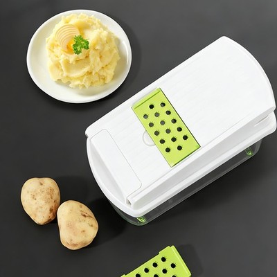 Multifunctional Food Chopper Stainless Steel Blades Integrated Vegetable Cho SET
