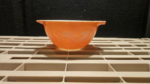 Vtg Pyrex Autumn Harvest Wheat 441 Cinderella Mixing Bowl 750ml Orange