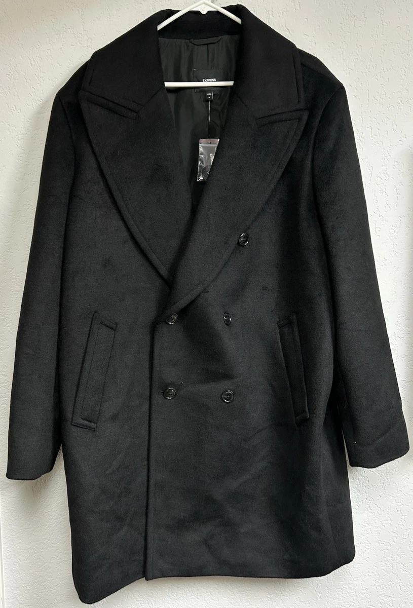 Manteau Toggle Coat Avec Capuche Express - Taille L - Noir - Neuf Sans Étiquettes - Style Basique