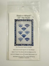Stack-n-Whack Fan Ruler and Pattern for 15 De...