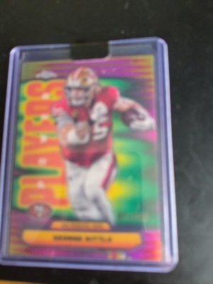 2025 Topps Chrome - Power Players George Kittle #PP-33 Pink Refractor /250