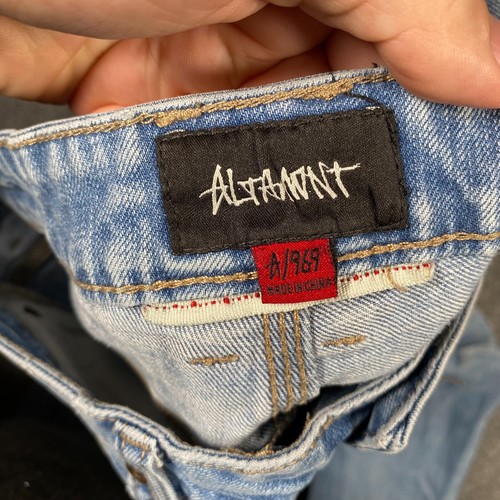 Altamont Men's Skinny Jeans Size 30 Button Fly A/969 Blue - Picture 9 of 11
