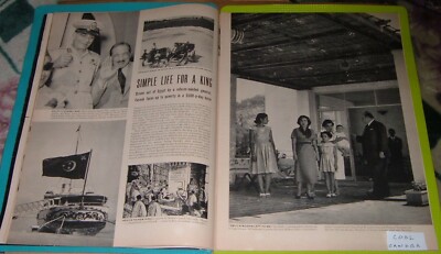1952 ARTICLE ~ EXILED KING FAROUK EGYPT ALY MAHER & GENERAL MOHAMMED NAGUIB