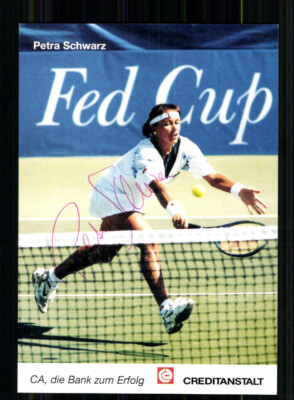 Petra Schwarz Autogrammkarte Original Signiert Tennis + A 245944