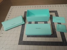 Tiffany Co Glasses Case and Gift Box / Storage Box 6-1/2" x 2-7/8" x 2-3/8"